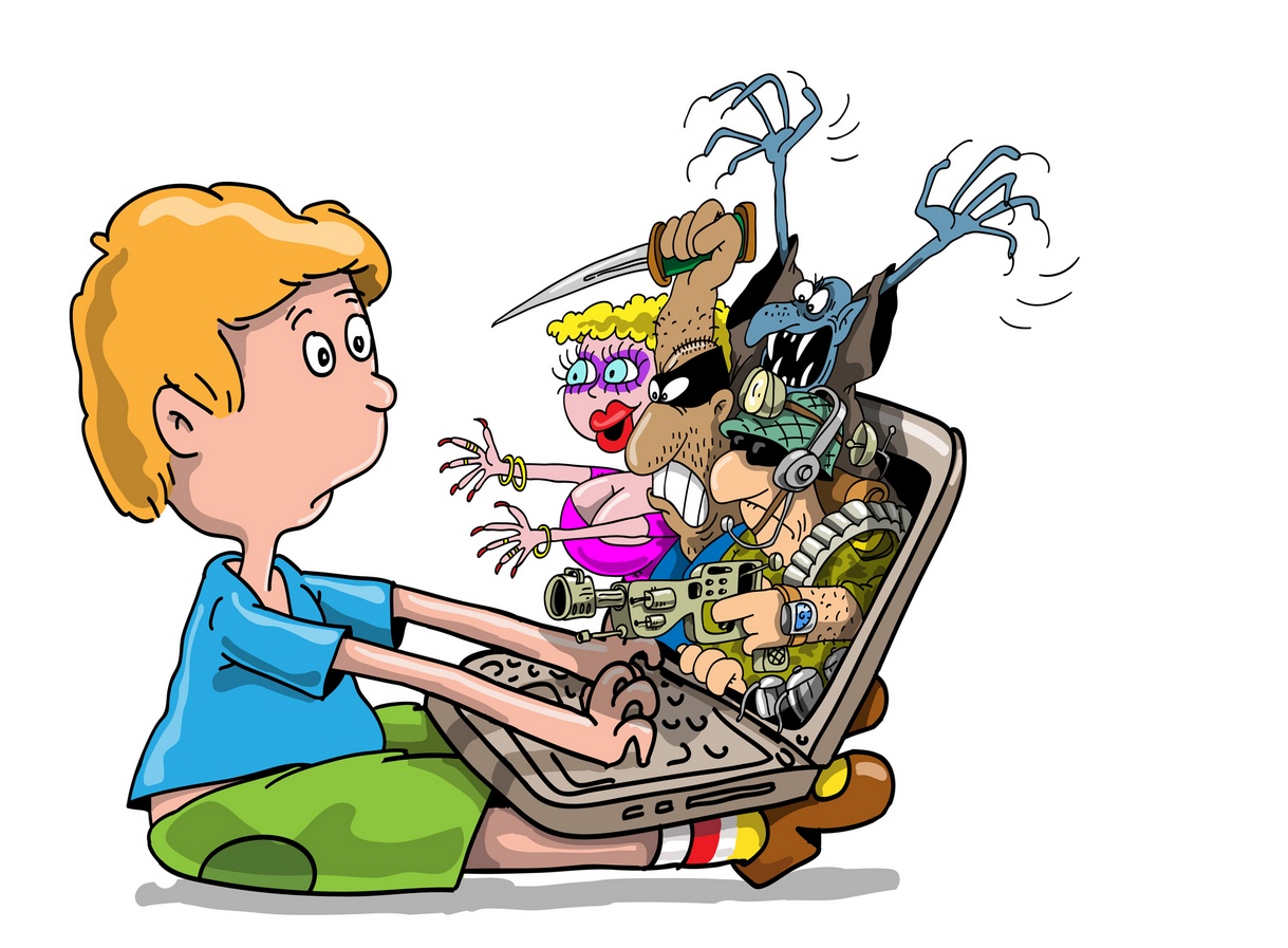 Безопасность в интернете рисунки детские